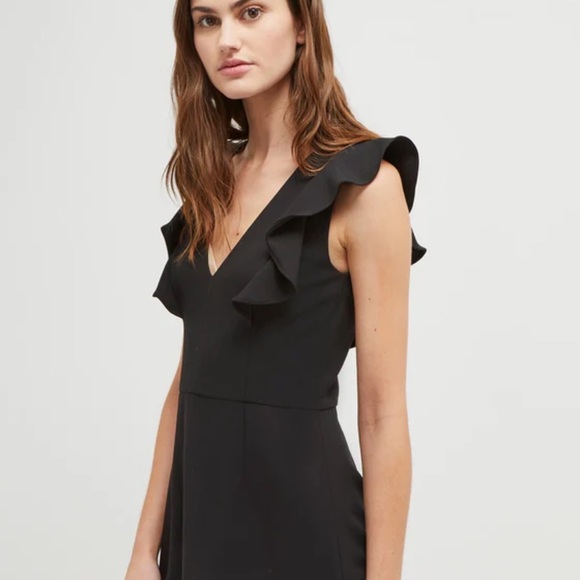 French Connection Whisper Dress (Black) - Picture 5 of 7
